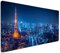 Gaming Mauspad XXL 600 x 300mm - XXL Mousepad groß Schreibtischunterlage mit Motiv - Verbessert Präzision und Geschwindigkeit Schreibtisch Unterlage - auch für Maus und Tastatur Blau (Eiffelturm) R-Z