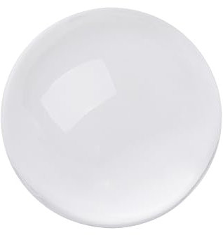 IMIKEYA Esfera solida cristalball Centro de Mesa de Escritorio Globo Transparente Malabares Esfera de Cristal Accesorio de fotografía Bola de Cristal