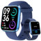 aeac Smart Watch for Men Women, Answer/Make Calls, [1.8 Hd Touch Screen] Smart Watches For Samsung/iPhone/Android, Fitness Watch With Heart Rate Sleep Spo2 Monitor,IP68 Waterproof, Alexa, Blue