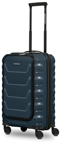 Smartbox trolley da cabina con vano laptop S 55 cm | valigia rigida 36×22×55 cm con apertura frontale, 4 doppie ruote & serratura TSA | polipropilene leggero – Edition 01