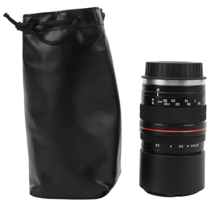 135mm Teleobjektiv F2.8, Vollformat Festbrennweite, Porträt - und Outdoor - Objektiv - Großes Blendenöffnung, Hochwertiges optisches Glas, Für DSLR Kameras 80D 70D 60D