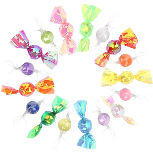 Micro Décorations de Bonbons en Plastique 17 Pièces pour Fête Halloween | Miniatures Colorées, Style Chic et Joli, pour Table, Mariage, Maison, Ambiance Festive