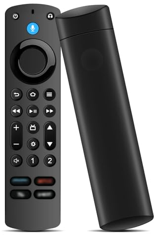 Sprachfernbedienung (5. Generation) – Ersatzfernbedienung für Fire TV Stick & Fire TV Geräte mit Schnellzugriffstasten