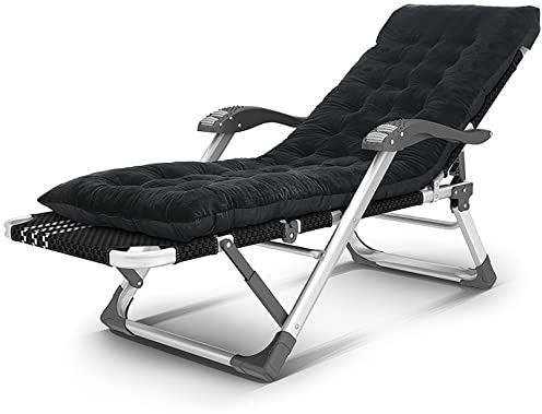 Verstellbare Sonnenliegen, Gartenliege, zusammenklappbar, Camping, Loungesessel, bequem, Outdoor-Liegestuhl, Gartenfell für Entspannung