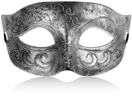 SHOFUL Maskerade Maske für Männer venezianische Vintage Retro Karneval Cosplay Charakter Halbmasken Party Halloween Karneval