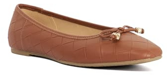 Dune London Ladies HAMPERS Quilted Ballet Flats Ballet Pumps