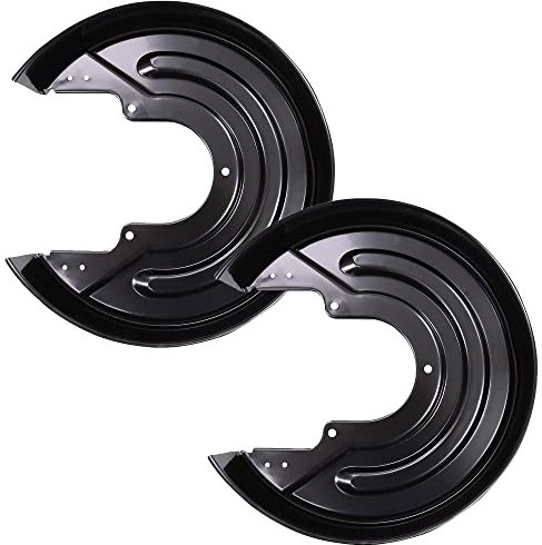 BESTPRICE 2x Ankerblech hinten links & rechts Spritzbelch Deckblech für Bremsscheibe Kompatibel mit SEAT ALHAMBRA (7V8, 7V9), VW SHARAN (7M8, 7M9, 7M6), TRANSPORTER T4