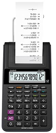 Casio HR-10RC Druckrechner 4,3 x 10,2 x 20,8 cm
