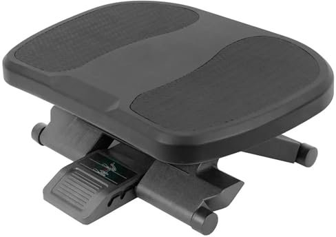 Raylu Paper® - Reposapiés para oficina y hogar, antideslizante y con efecto masaje, ajustable en altura e inclinación, ayuda a mejorar la postura y la circulación. (Modelo 30)