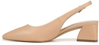 Franco Sarto Women's Racer Slingback Pump, Beige Nude Leather, 7 UK