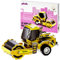 qollorette Jouet a Remonter Puzzle 3D Engins de Chantier Jouet Rouleau Compresseur Jeux Construction Enfant - Mini Maquette Véhicules pour Enfants Activites Manuelles