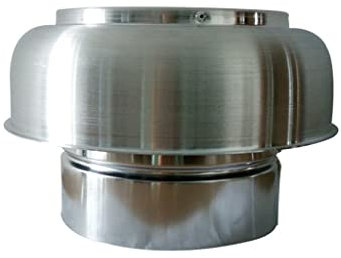MOZTO Aluminum Mushroom Cowl, For Air Roof Vent Heat Recovery Ventilation System Anti-mosquito Windproof Rainproof (Size : 6 Inch)