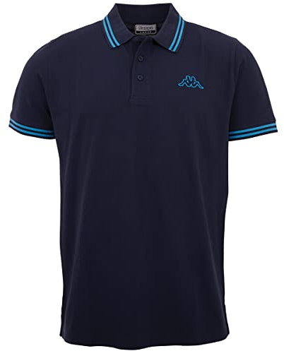 Kappa Deutschland Aleot Polo, Abito Blues, XXL Uomo