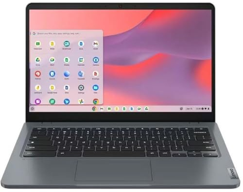 Lenovo 14e Chromebook Gen 3 82W6000AUS 14 Touchscreen Notebook - Full HD - 1920 x 1080 - Intel N100 Quad-core (4 Core) - 4 GB Total RAM - 4 GB On-Board Memory - 32 GB Flash Memory - Storm Gray
