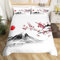 Fleurs de Cerisier Housse de Couette Ensemble Femmes Chic Literie Cherry Japonais Ensemble Adolescent Chambre décor Exotique Mont Fuji Parure de Lit 140x200cm Nature Paysage Art Fleur literie, Doux