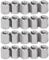 Tissting 20 Pezzi Dado Esagonale Lungo M4 X 0.7 Filettatura Femmina 8mm OD 10mm Lunghezza Acciaio Inossidabile Dado per Accoppiamento Esagonale per Casa Ufficio Industria