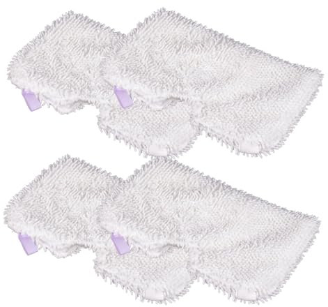 Rediboom 4 Pack S3501 Mop Pads Compatible with Shark Steam Mop S2901 S3901 S3501 S3601 S3701 S3801 S3455 S3550 S3502 Cleaner