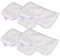 Rediboom 4 Pack S3501 Mop Pads Compatible with Shark Steam Mop S2901 S3901 S3501 S3601 S3701 S3801 S3455 S3550 S3502 Cleaner
