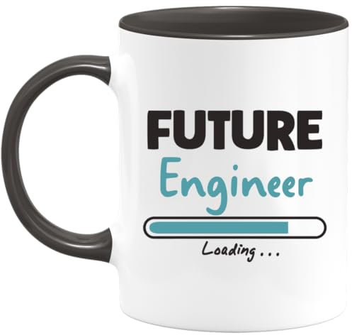 quotedazur - Mug Futuro Ingeniero - Regalo Futuro Ingeniero - Nuevo Trabajo - Promoción - Felicitaciones - Taza Para Navidad Cumpleaños Ingeniero