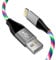 LED iPhone Light up Charger Cable, | Apple MFi Certified | USB A to Lightning Fast Charging Cord Compatible with iPhone 13 Pro Max 12 Mini 11 X XS XR 8 7P 6S iPad iPod Touch More (Multicolored, 6FT)