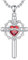 enjoylifecreative Kreuz Heiliges Herz Jesus Halskette für Damen Herren 925 Sterling Silber Christliche Kreuz Anhänger Kette Cross Religiös Schmuck Geschenk für Frauen Männer