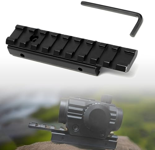 Norhogo Schienenadapter 11mm bis 20mm Reichweite Tactical verlängern Montageadapter für die Jagd