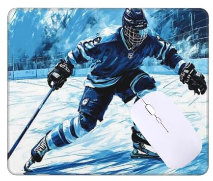 20x15 cm Mouse Mat, Small Mouse Pad Skating Athletes, Waterproof Gaming Mouse Pad, Mini Desk Mat With Anti-Slip Base, Stitched Edges Mousepad, Keyboard Mat, Mouse Mats for Desk, Office, Home T-5198