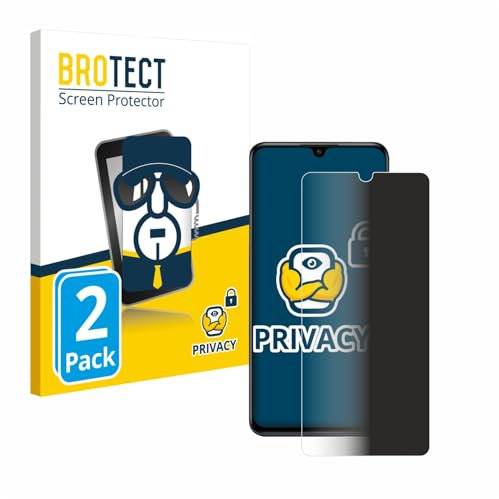 BROTECT 2 Stück Anti-Spy Blickschutzfolie für Huawei P30 lite/New Edition Privacy Screen Protector [Displayschutz, Sichtschutz, Blaulichtfilter]