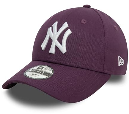 New Era NY Fankappe für Kinder verstellbar gebogener Schirm Teamlogo New York Yankees 9Forty Kids lila - Youth