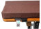 TexDeko® Ecolen Bierbankauflage gepolstert 180x25x4 cm XL für Bierzeltgarnitur, wasserabweisend & UV-Schutz, Waschbarer Bezug mit Reißverschluss (Braun)