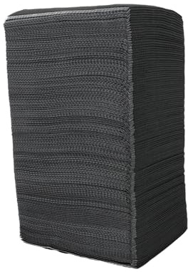 DEARMAMY Tapis Imperméable Jetable Pour Tatouage 125 Pièces Double Couche Noir Tapis Créatif Professionnel Accessoires Nail Art Salon Maison Protection Table