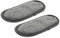 SHINEOFI 2Pcs Water Dispenser Drip Tray Absorbent Pad for Fridge Splash Reusable Kitchen Accessory for Catching Water Spills Grey Design