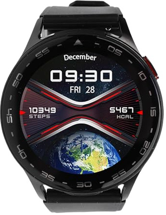 Bewinner 2 in 1 Smart Watch mit Ohrhörer, Bluetooth -Uhr und Kopfhörer, KI -Rauschreduktion, IP67 Wassersicher, Langer Standby, Sportfitness Uhr und Kopfhörer für Männer Frauen (Black)