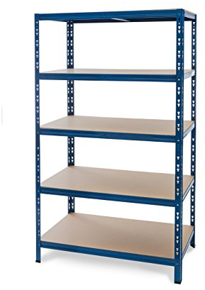 Dysell - CDF Regal 180x100x60 blau - Steckregal Lagerregal Schwerlastregal Büroregal Gefahrstoffregal Kanbanregalen