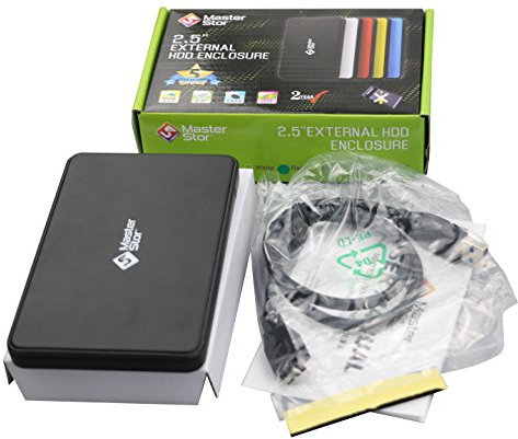 MasterStor Disque dur externe USB 3.0 ultra-rapide pour ordinateur portable et PC Windows 2,5 SATA Disque dur externe Windows Noir (250 Go)