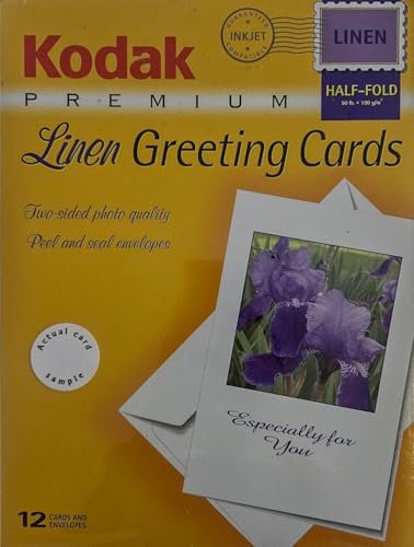 Kodak 8974313 Premium Inkjet Leinen-Grußkarten