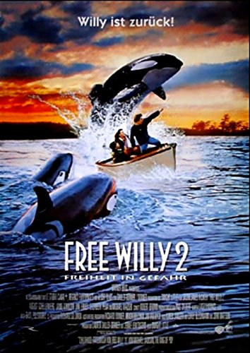 Free Willy 2 - Freiheit in Gefahr (1995) | original Filmplakat, Poster [Din A1, 59 x 84 cm]