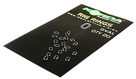 KORDA Rig Rings Oval Hardware Geräte Angeln Krro