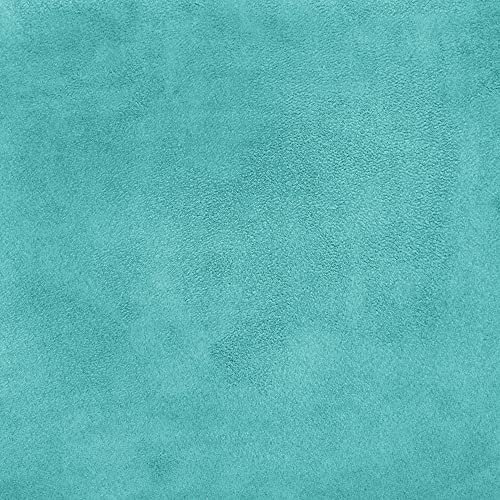 Luxus Alcantara Kunstwildleder Gewebematerial 225g - Türkis - Blau, 1metre 150cm x 100cm