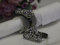 Chic Antique Serviettenring Antik Silber Serviettenhalter Krone m. Simili