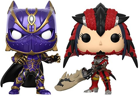 Funko 2780 Pop-Figuren Marvel vs. Capcom Black Panther vs. Monster Hunter