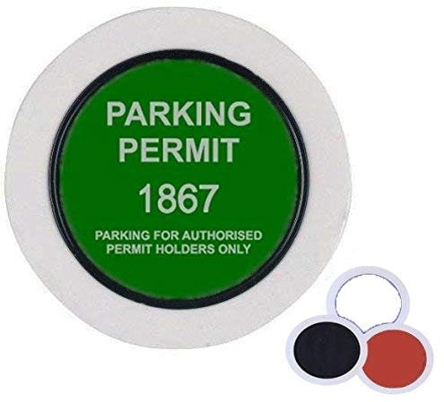 2 X Universal Car Parking Permit Holder/Road Tax Disc Holder - Easy Fit & Removal