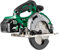 HIKOKI 51257276 - Scie circulaire brushless moteur 36V Li-Ion disque 165mm 4300 rpm avec 2 batteries et un chargeur C3606DAZ