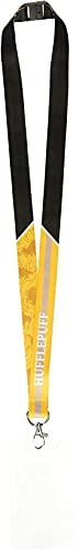 Harry Potter Unisex-Erwachsene Hufflepuff Schlüsselband, gelb, Einheitsgröße