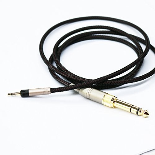 Replacement Audio Upgrade Cable Compatible with Sennheiser HD6 MIX, HD7, HD8 DJ Headphones 2meters/6.6feet