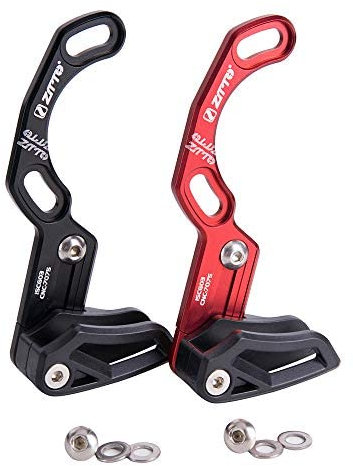 MASO Bike Chain Guide, MTB 30-40T Bash Guard - Single Ring for ISCG 03 BMX Mount Road (Black)