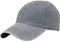 Leoodo Baseball Cap Herren Damen 6 Panel Vintage im Washed Used Look, Unisex Baumwolle Baseballkappe Basecap Mütze Outdoor Running Freizeit Sport Verstellbar Einfarbig, Mütze Farbe 2020:Hell Grau