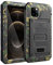 Beeasy Case for iPhone 12 Pro, Military Shockproof, IP68 Waterproof, Built-in Screen Protector, Metal Protection, Camo
