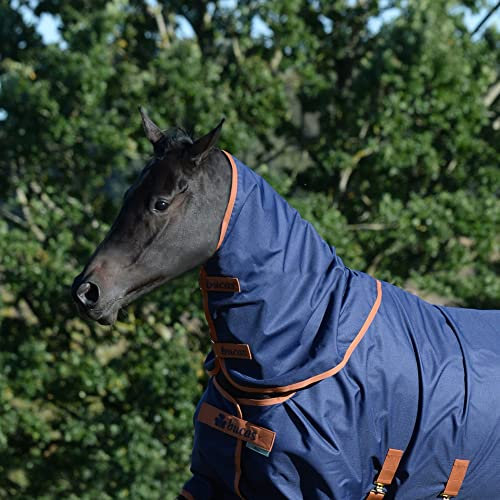 Bucas X-Range Halsteil für Pferd, Winter, Dunkelblau, L