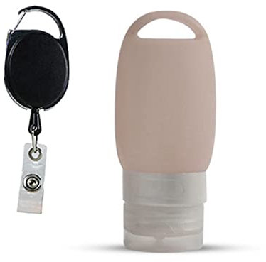 38ml/60ml/90ml Shower Gel Cosmetic Travel Sub Bottle with Retractable Buckle